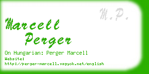 marcell perger business card